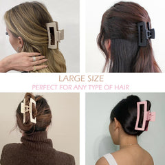 JANFUN matte-plastic clip close-up shows sturdy construction and smooth clamp.