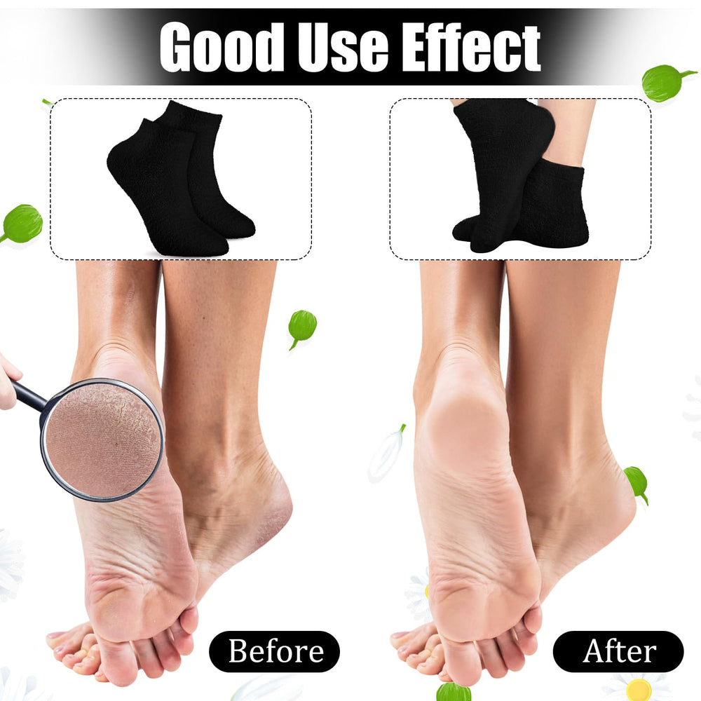 Janmercy Aloe Socks packaging highlights one-size-fits-most design.