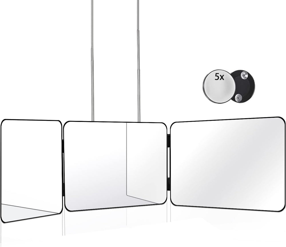 JANMPASK 3 Way Mirror front view for DIY haircut precision and styling.