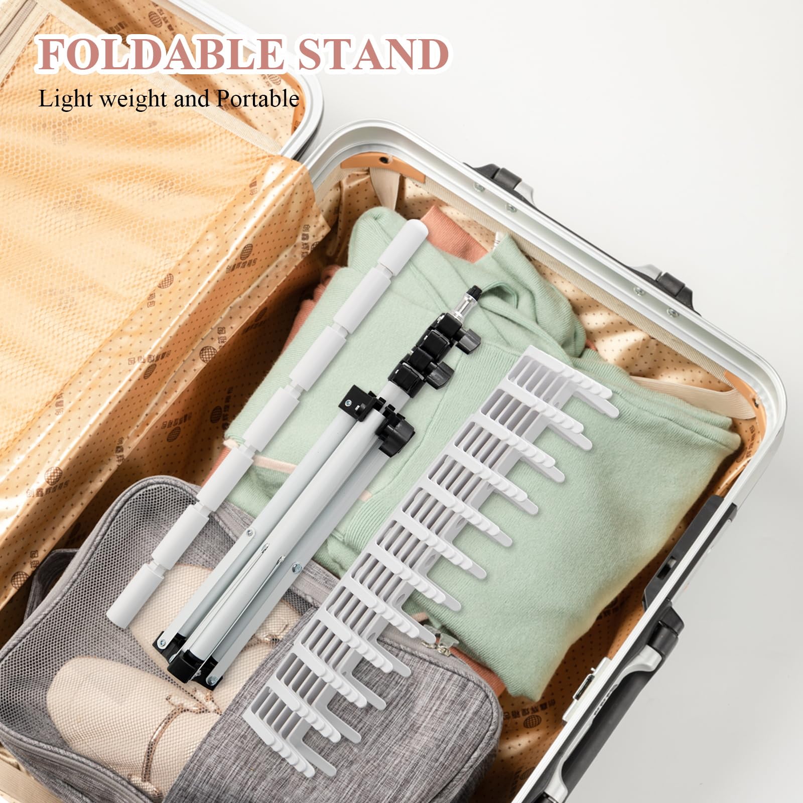 JANMPASK braiding tools combs and clips included for immediate braiding prep.