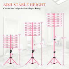 JANMPASK double sided braiding rack provides ample space to organize multiple extensions during braiding