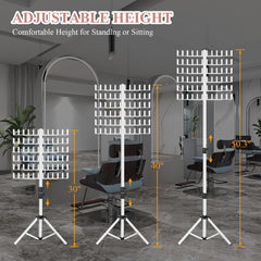 JANMPASK double-sided braiding rack enhances capacity and keeps strands orderly.