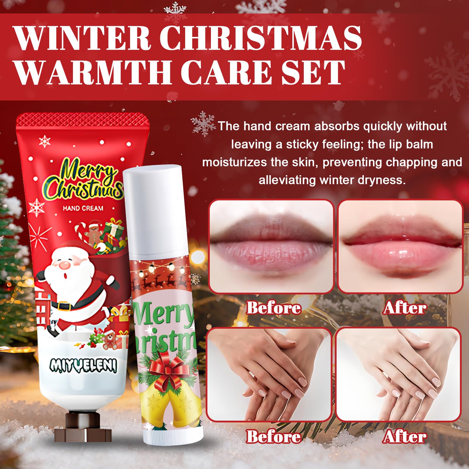 JAOJAO gift set display showing elegant holiday presentation.