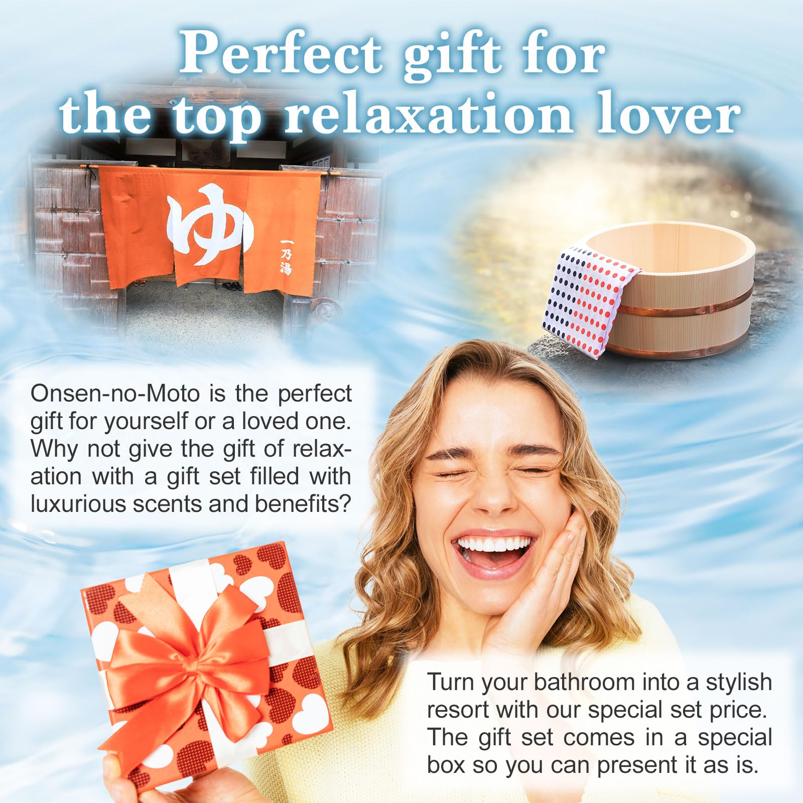 JAPAN NINJA Bath Salts Nature Box gift packaging suitable for thoughtful gifts.