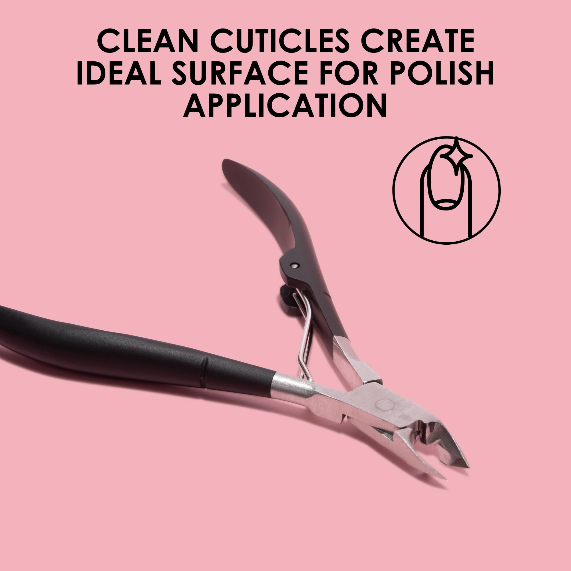 JAPONESQUE Cuticle Nipper Soft Touch professional design for pros and enthusiasts