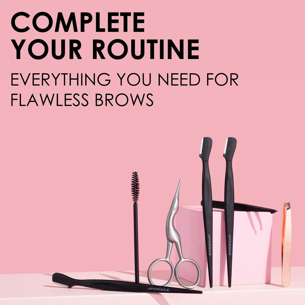 JAPONESQUE dual tool kit ideal for on-the-go brow grooming