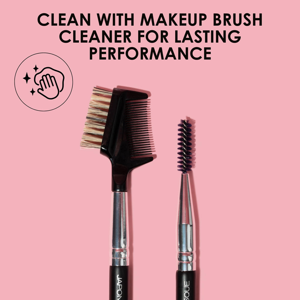 JAPONESQUE travel-friendly brow-lash grooming tool ready for on-the-go use.