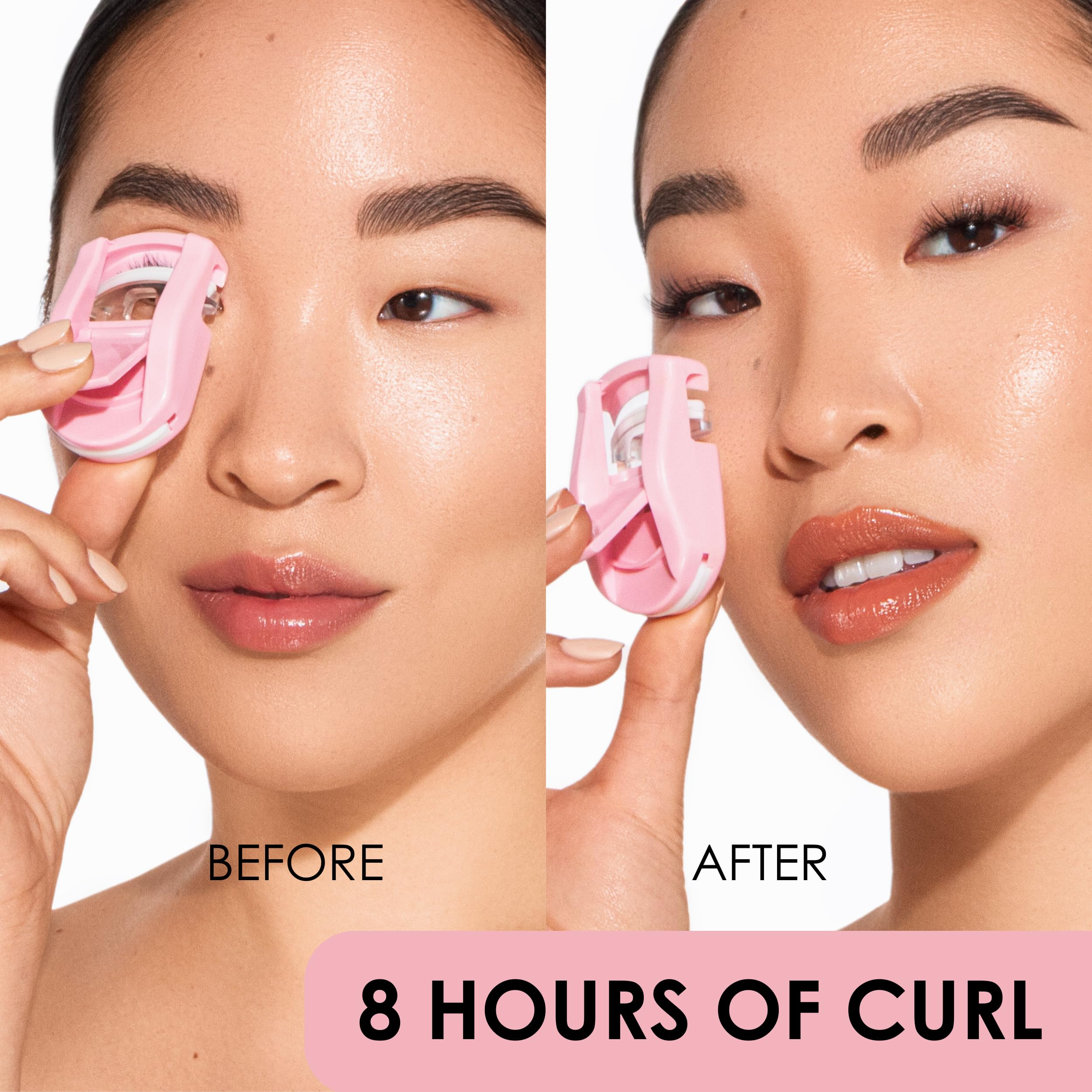 JAPONESQUE travel eyelash curler pink in-purse setup highlights compact convenience