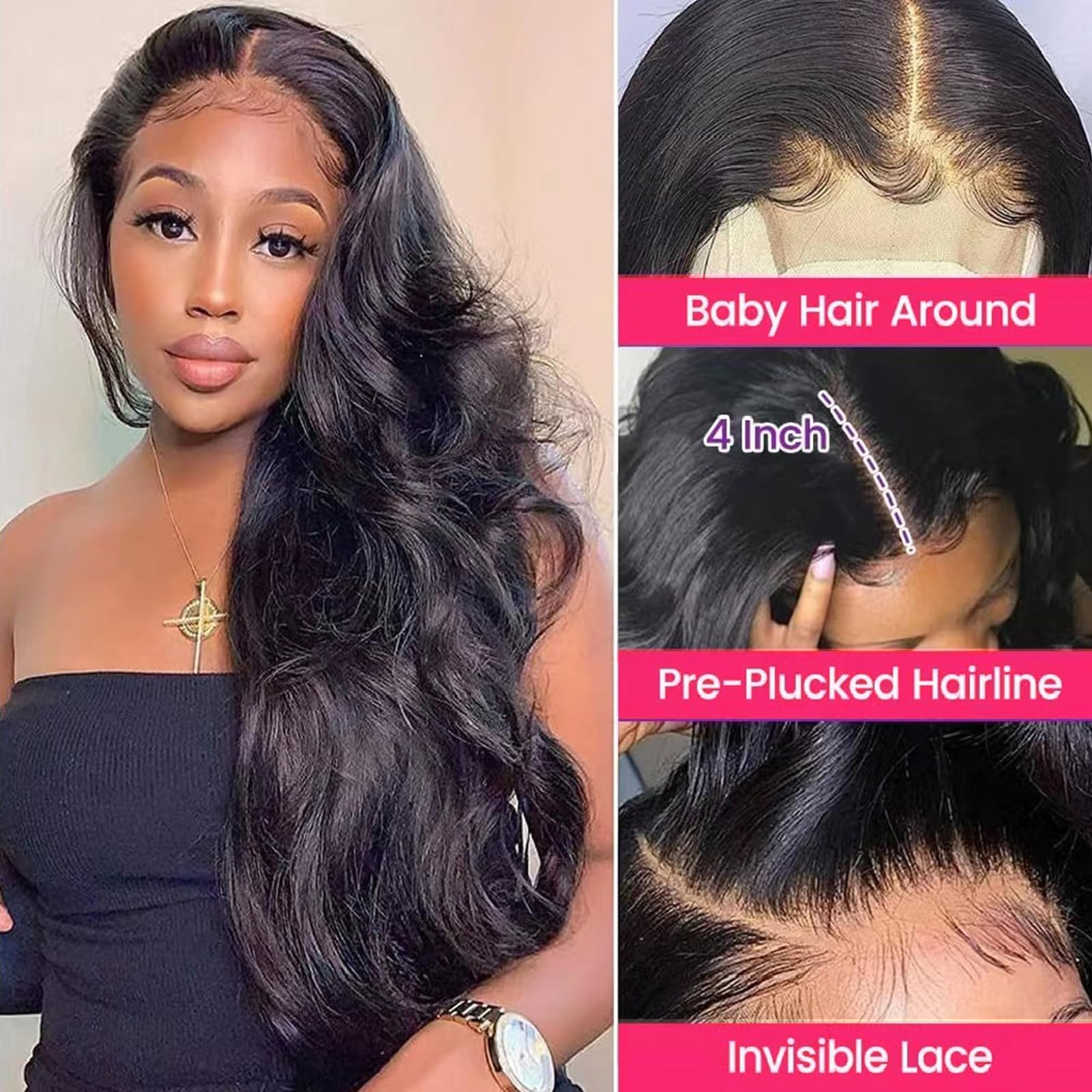 JARAMA Brazilian virgin hair texture close-up highlighting soft, smooth feel