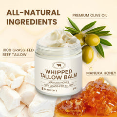 Jardient Beef Tallow Honey Balm texture glide demonstrates easy skin absorption.