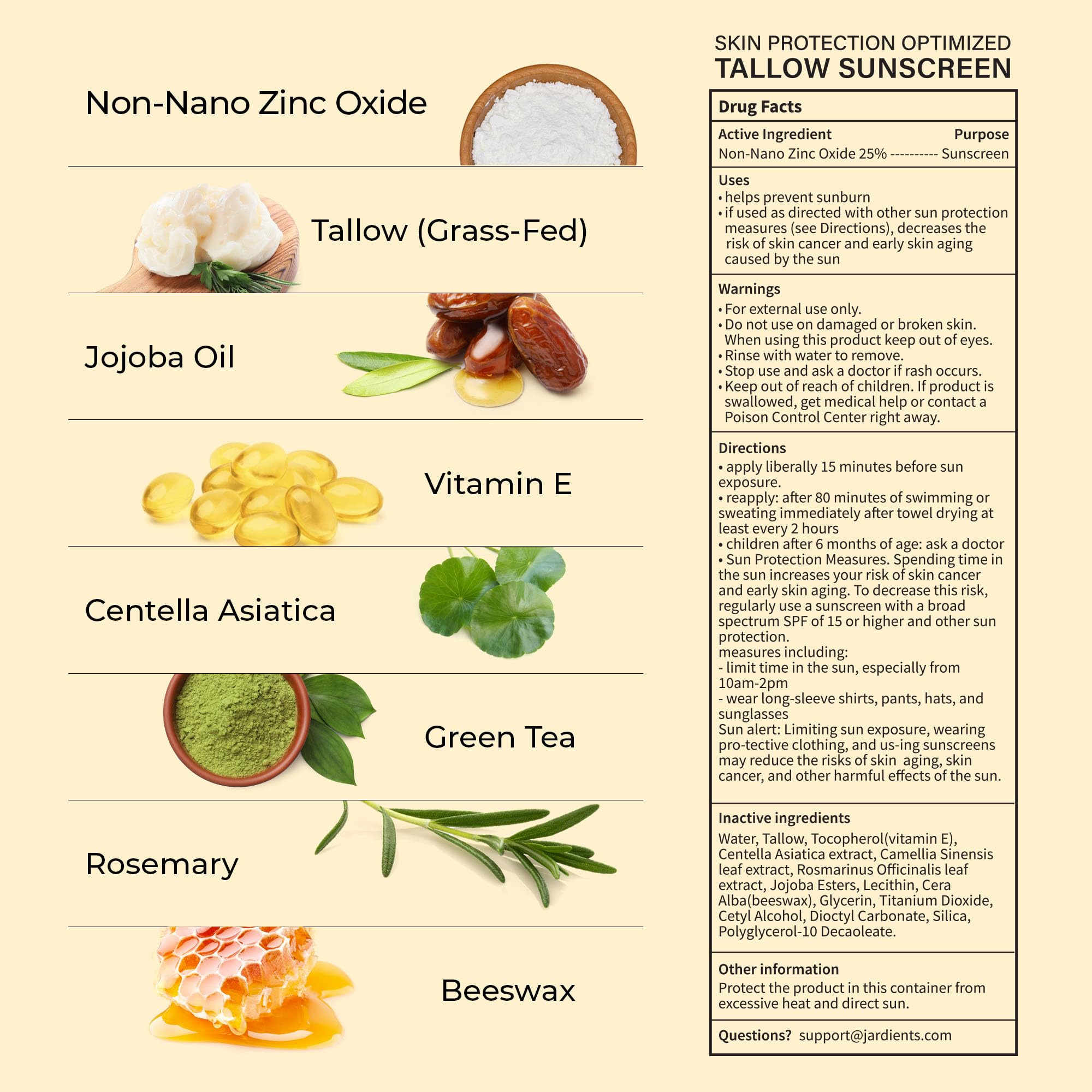 Jardient sunscreen used during outdoor activity like hiking or running