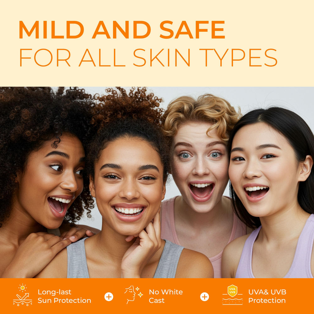Jardient SPF50 label emphasizing non-nano zinc oxide mineral protection