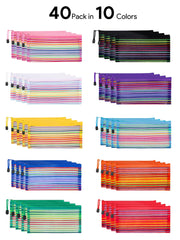 JARLINK mesh pouch for office organization and document separation