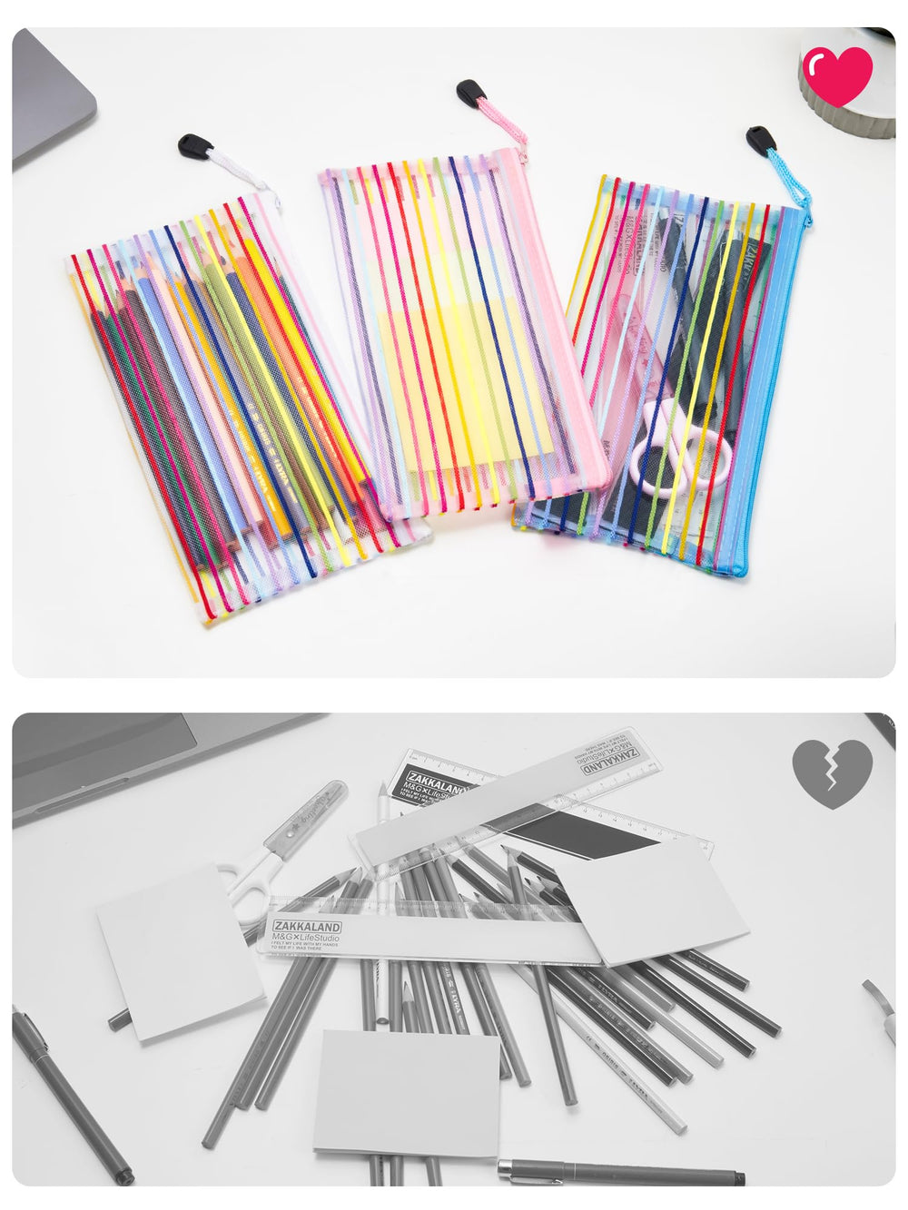 JARLINK nylon mesh pouch durability supports daily organization on the go