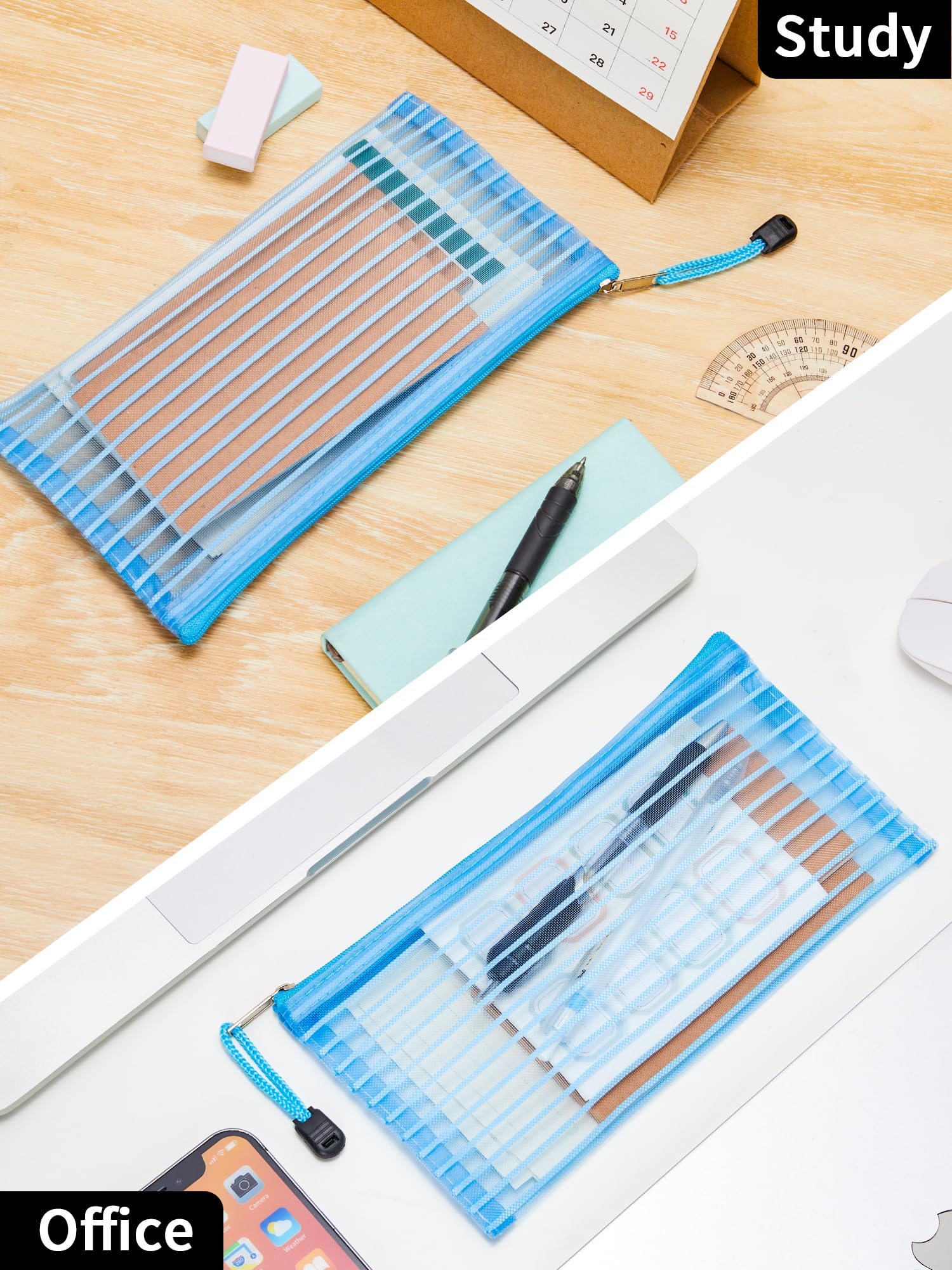 JARLINK transparent mesh design protects privacy while letting you see contents.