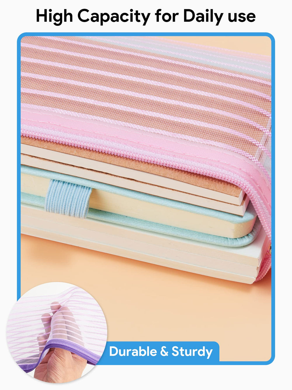 JARLINK zipper bag open showing quick access to organized items.