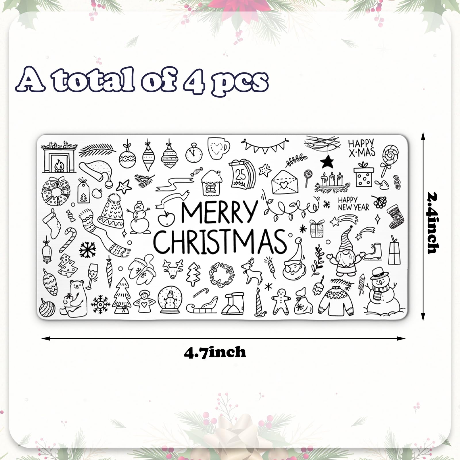 JarThenaAMCS snowman stamping plate for playful seasonal manicure
