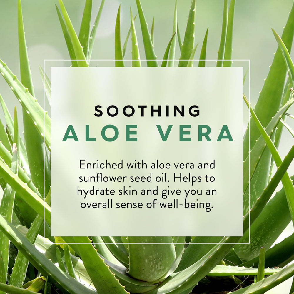 JASON Aloe Vera Shower Gel label highlights paraben-free and cruelty-free credentials
