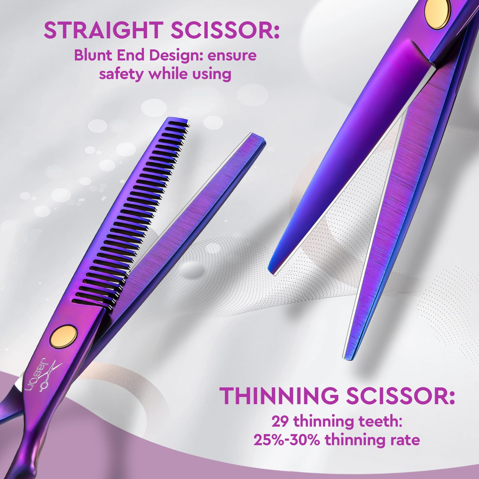 JASON thinning shear demonstrates texture control for layered natural-looking results