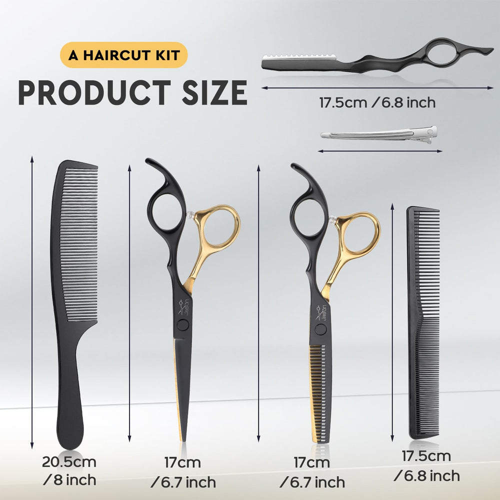 Jason thinning scissors with 30 teeth for texture and blending control.