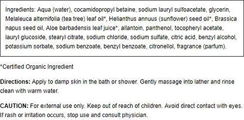 Jason Tea Tree Body Wash pack view highlighting value double pack for everyday use