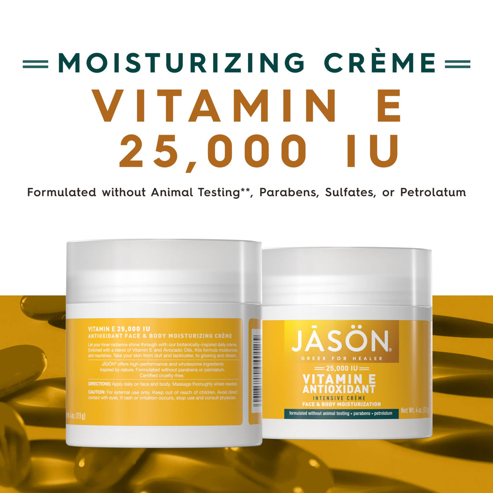 JASON Vitamin E Intensive Creme texture being applied to dry skin