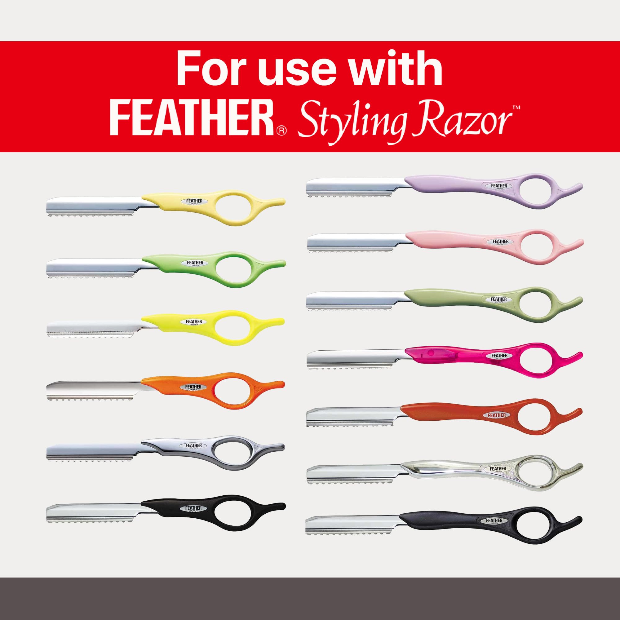 Jatai Feather Styling Razor barber set emphasizes precision for layered textures