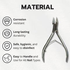 Jaws Podiatry precision cutting blade delivers clean trim with smooth edges.