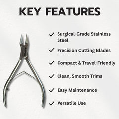 Jaws Podiatry stainless-steel construction emphasizes durability and easy hygiene after use.