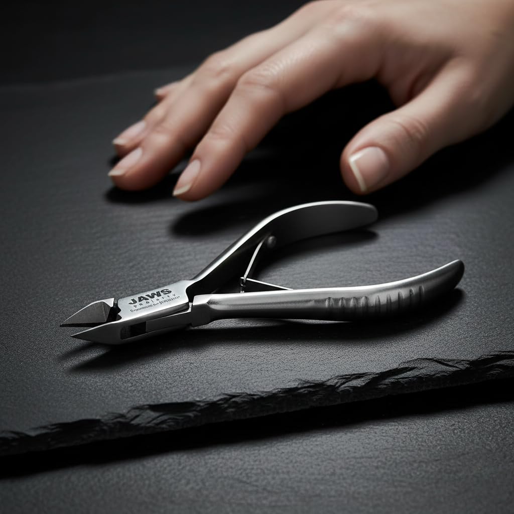 Jaws Podiatry thick-nail ready clipper handles tough nails with ease.