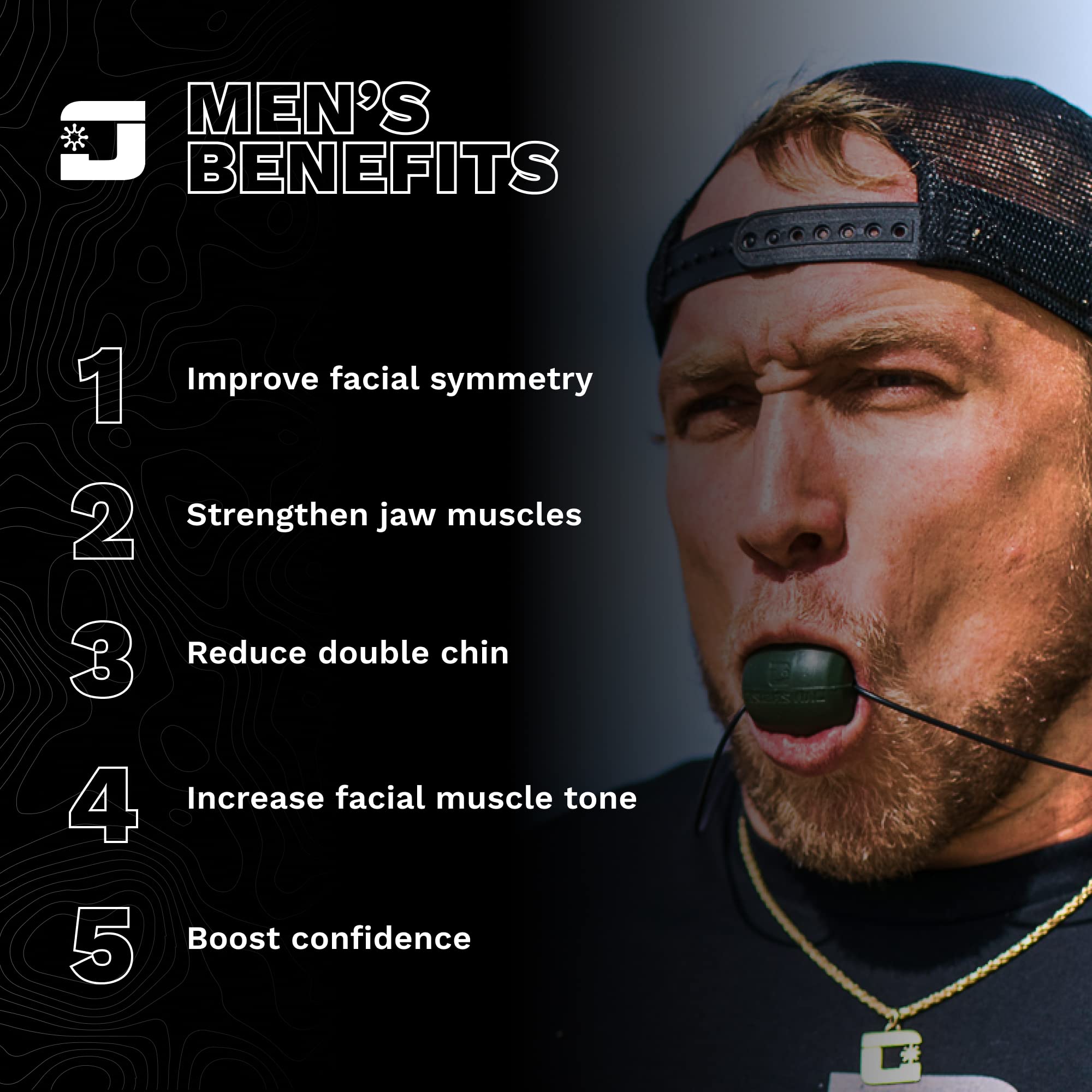 Jawzrsize athletic bundle custom-fit blue small enables focused jaw workout at home