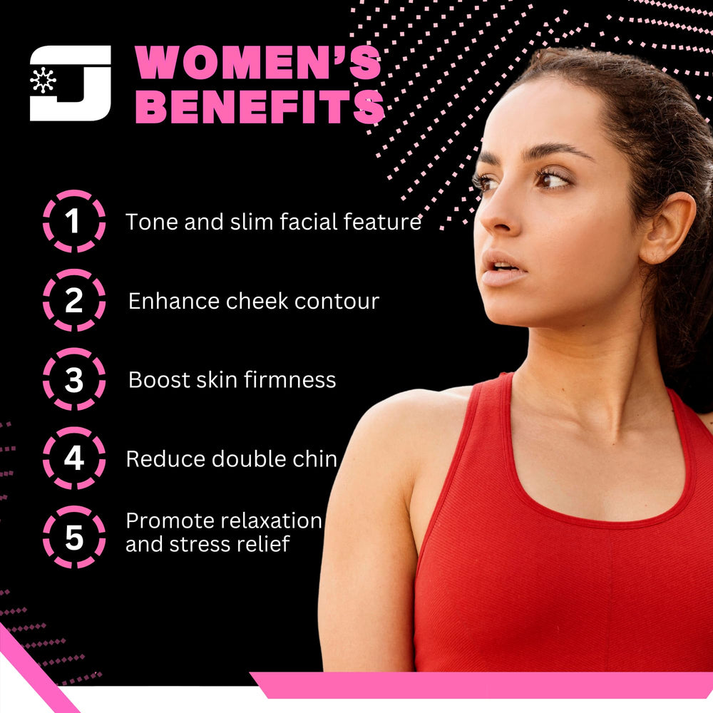 Jawzrsize jawline toner women's kit on the go for facial toning.