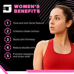 Jawzrsize jawline toner women's kit on the go for facial toning.