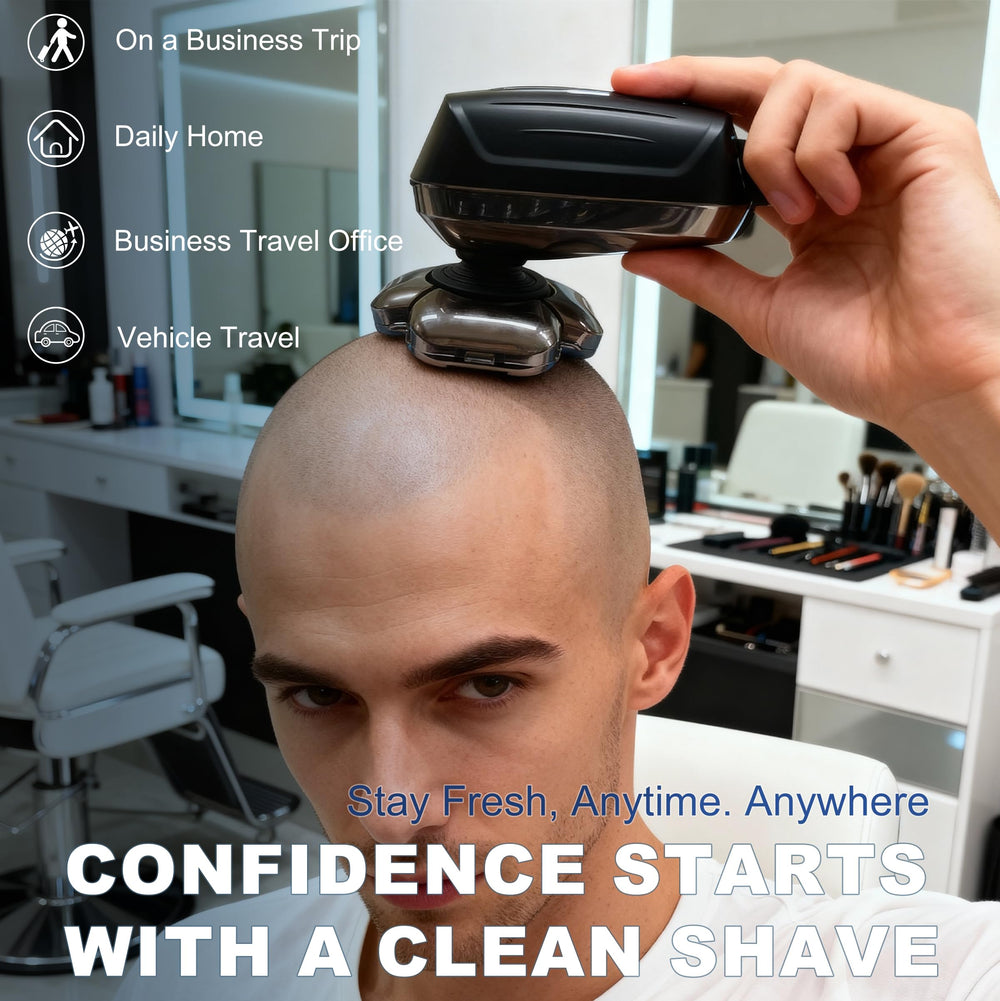 Jaxiuk head shaver designed for daily bald care with smooth, comfortable finishes