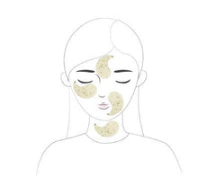 JAYJUN JJ green tea eye patches jar close-up highlights hydration for delicate skin
