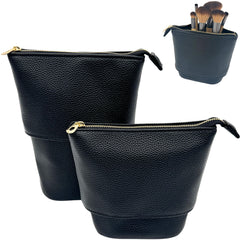 JAZD convertible travel makeup bag open shows organized interior for easy access