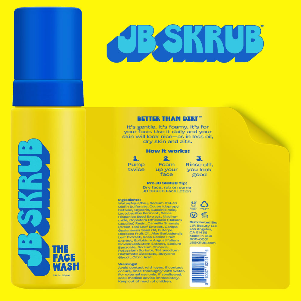 JB SKRUB exfoliating pads 40 count pack ready for teen routine