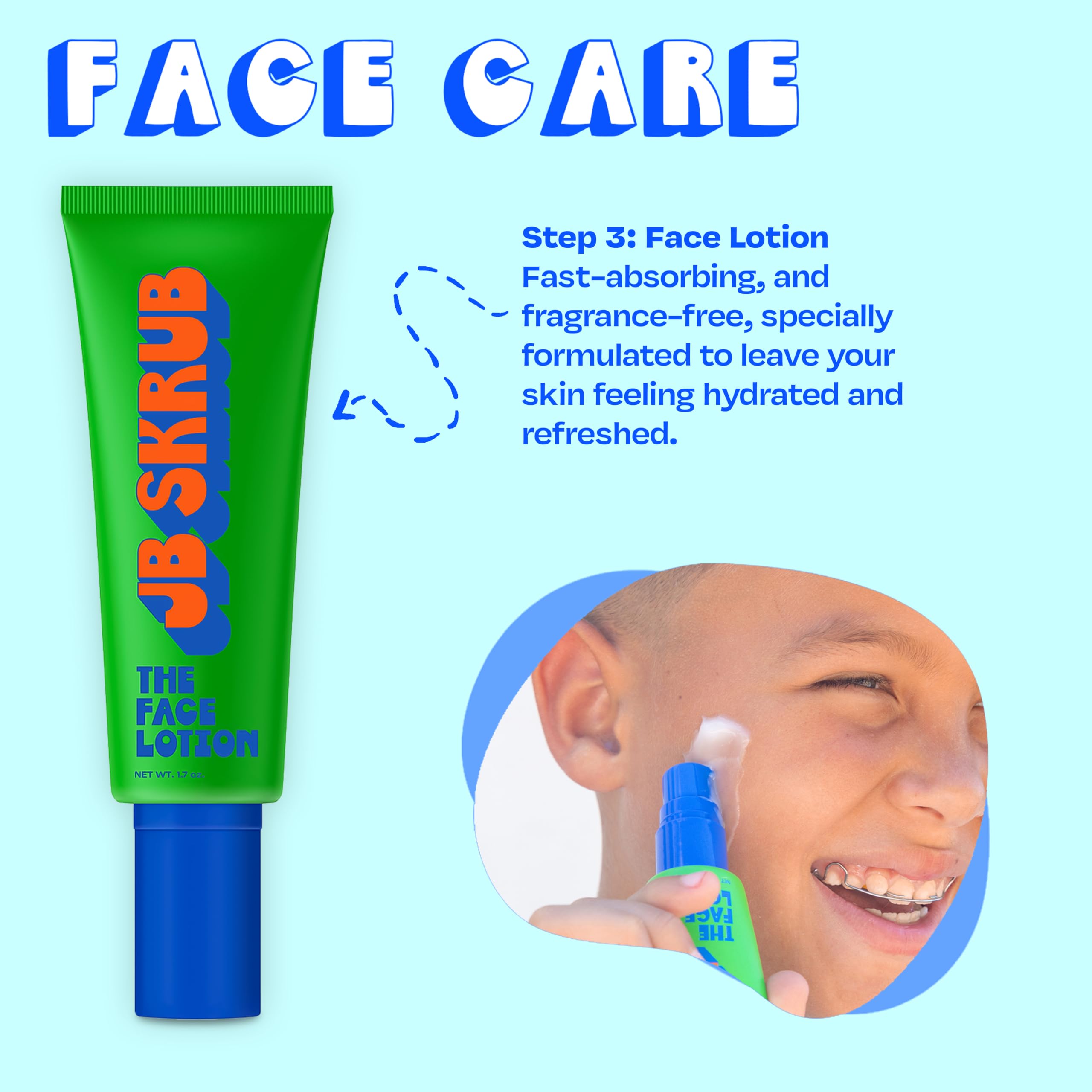 JB SKRUB pimple patches on skin after breakouts illustrating targeted overnight care.
