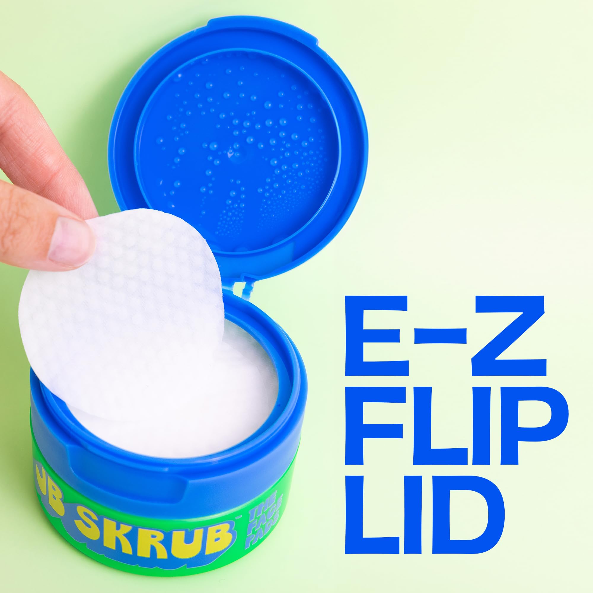 JB SKRUB Face Pads pocket-pack offers travel-friendly cleansing on the go.