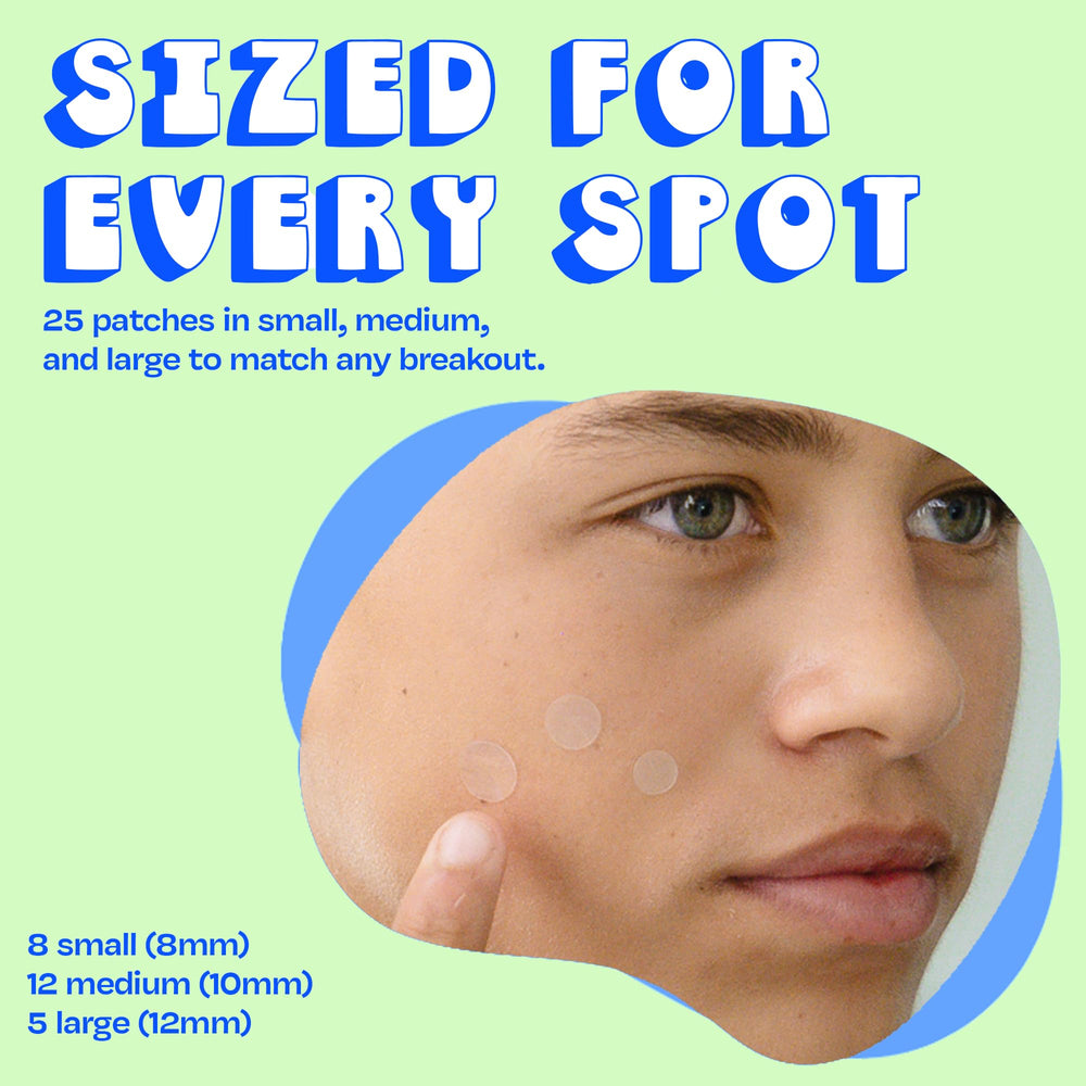JB SKRUB pimple patches durable adhesion for sleep and activities.