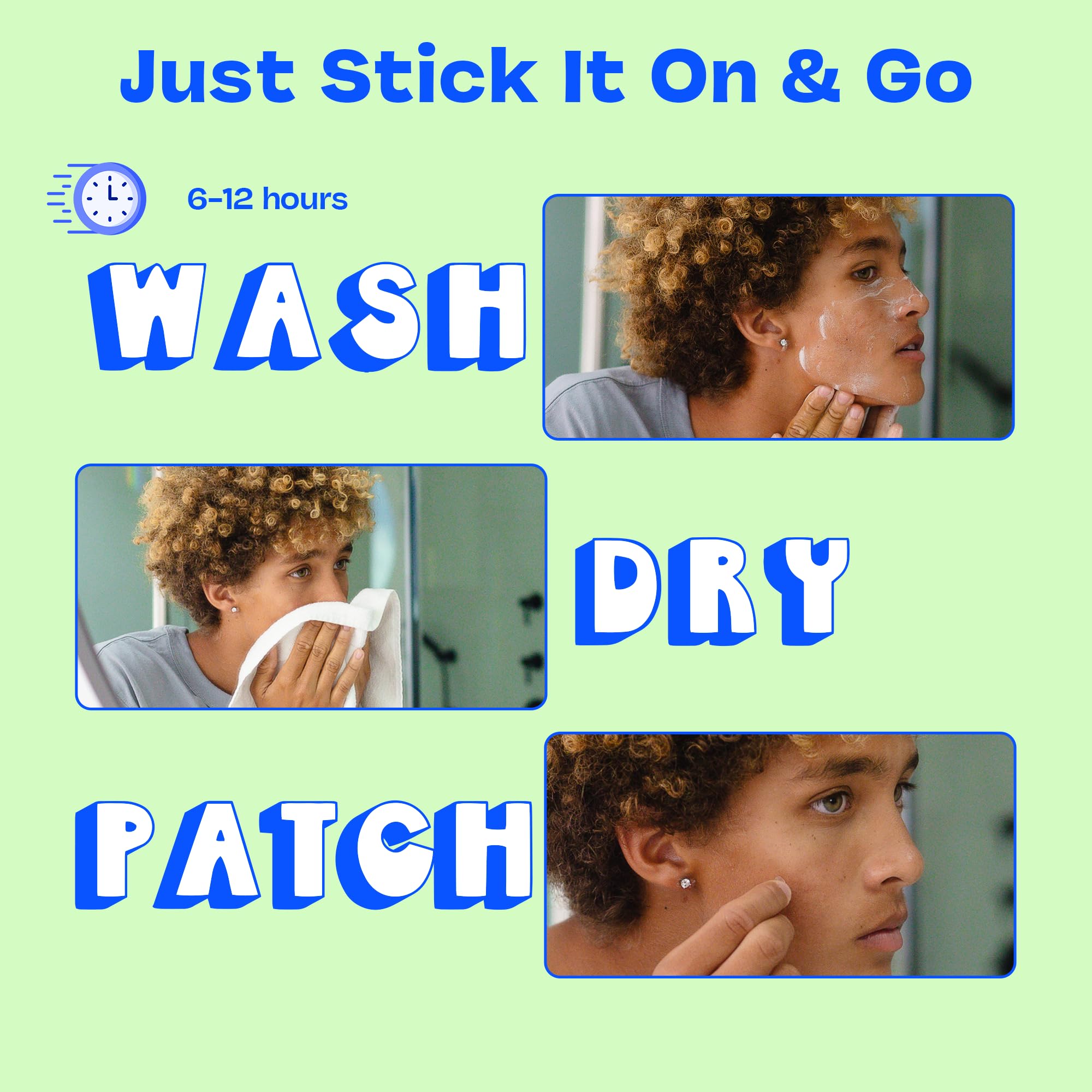 JB SKRUB pimple patches teen-friendly clear design for gentle daily use.