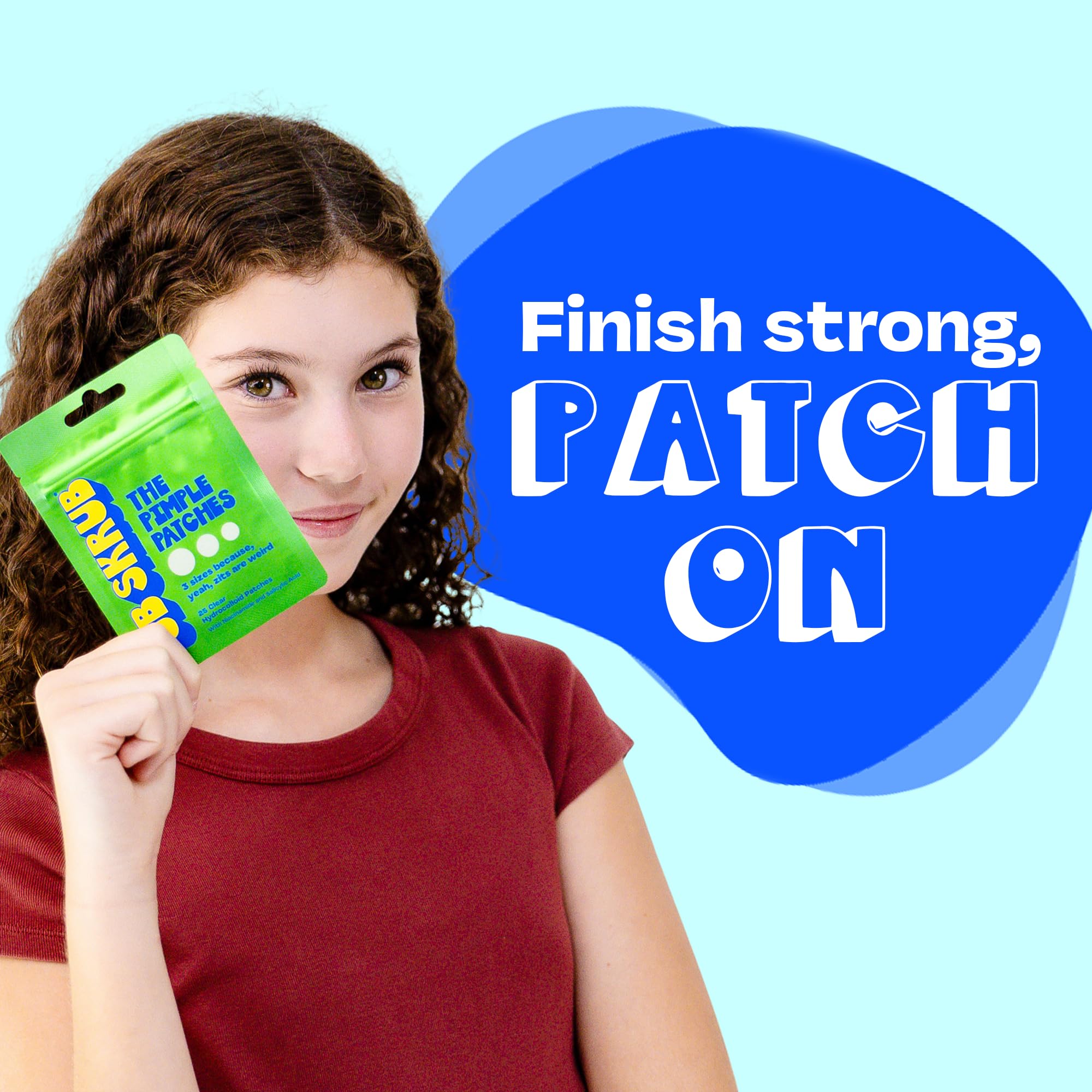 JB SKRUB pimple patches travel-ready pack for on-the-go skincare.