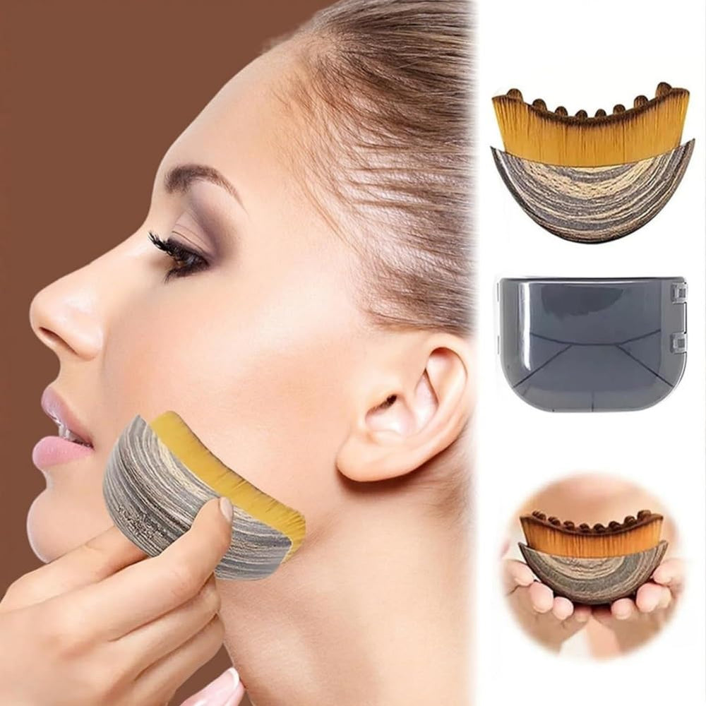 JBSZTH 2-Pack Lymphatic Face Brush inside box highlights value and portability.