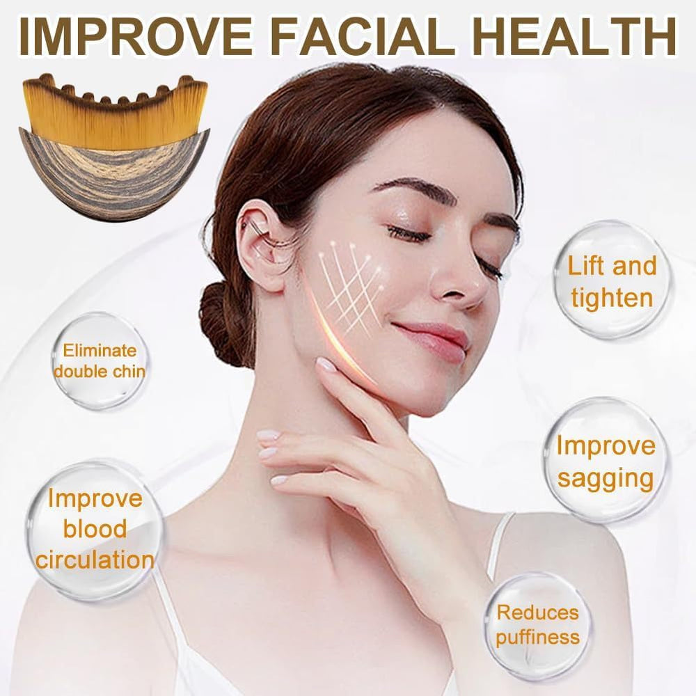 JBSZTH ergonomic handle lymphatic brush demonstrates comfortable grip.