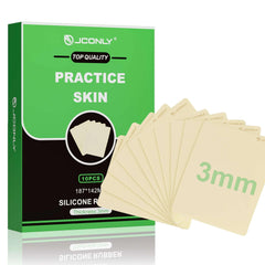 Jconly premium tattoo skin 3mm thick for realistic needle practice and ink control.