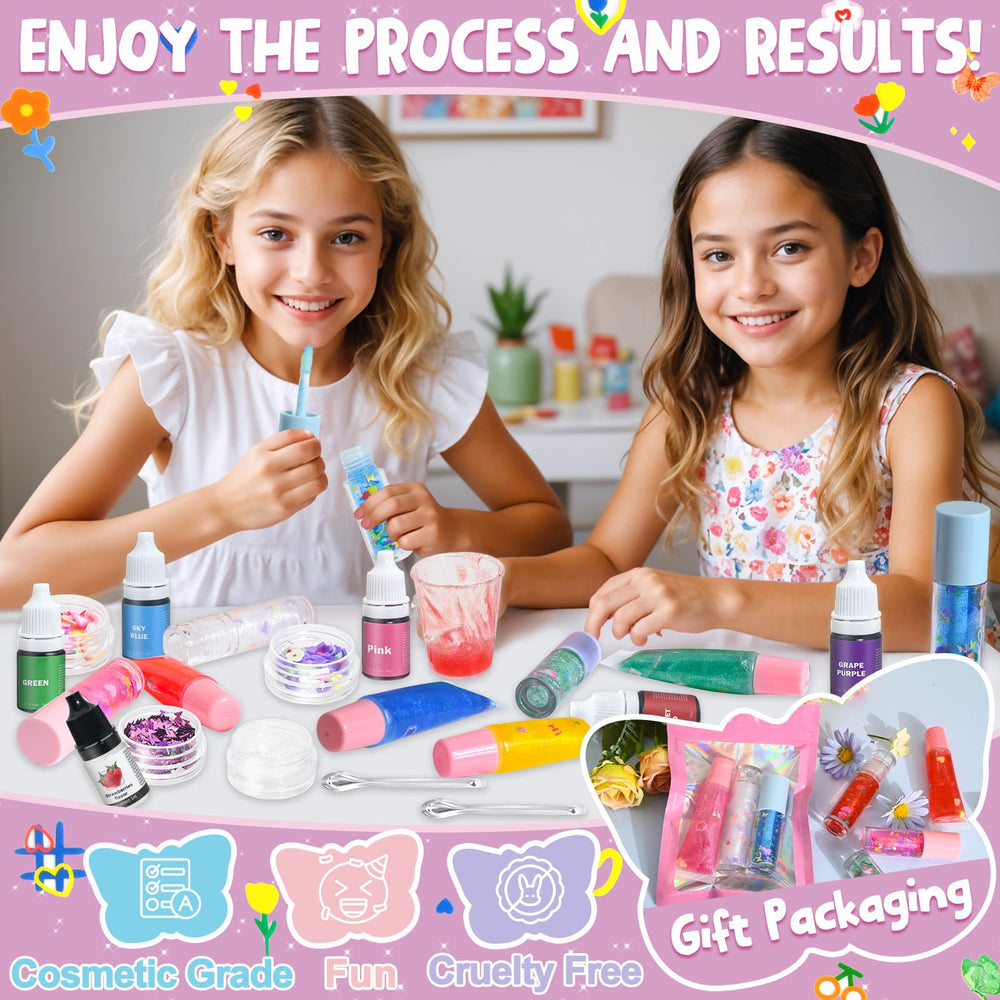 Jcoos empty lip gloss tubes for easy refilling and customization.