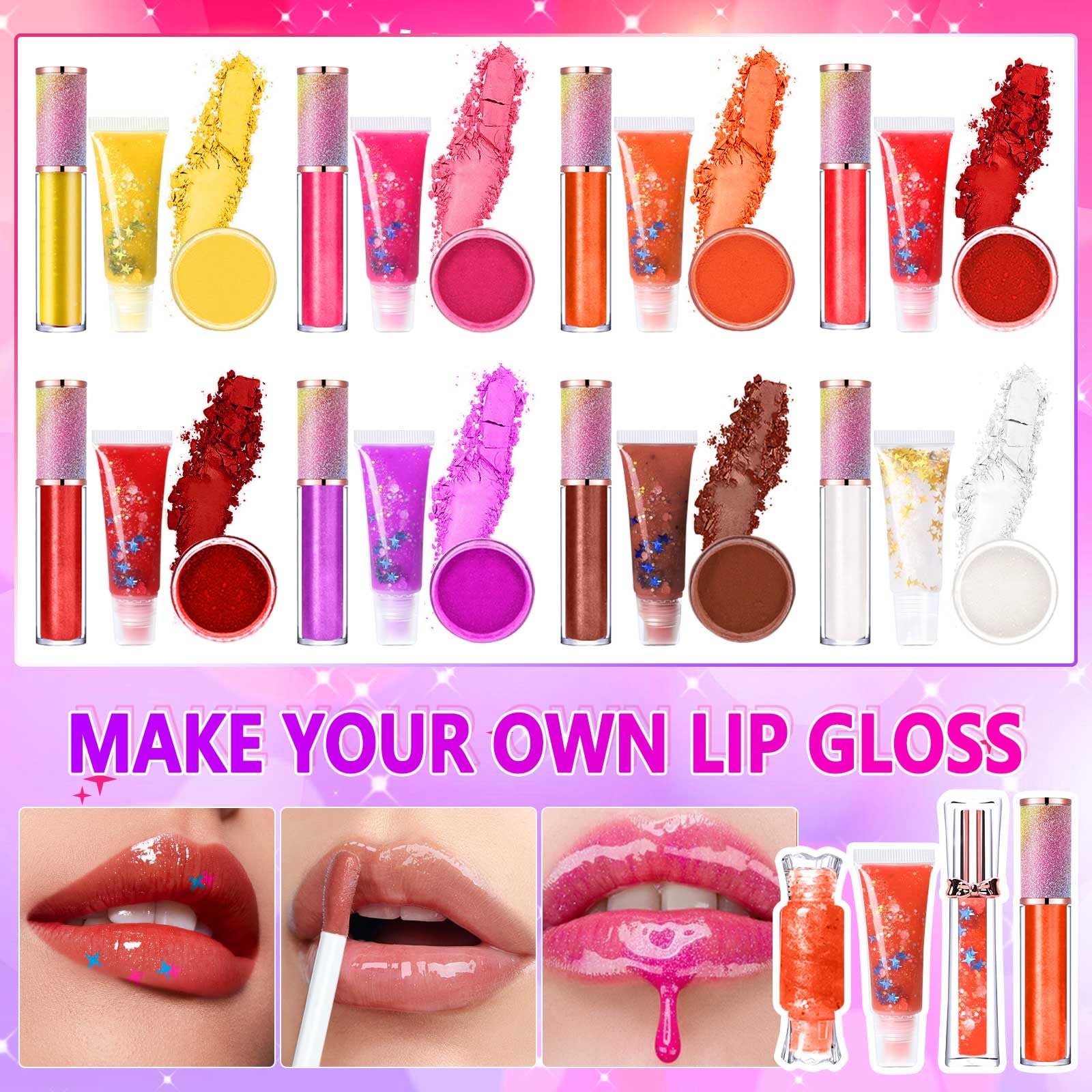 JCOOS lip gloss base (clear) for hydrating, smooth application