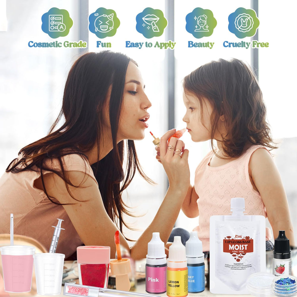 Jcoos glitter and sequins add sparkle to DIY gloss