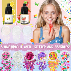 Jcoos liquid pigments let you customize vibrant lip gloss colors.