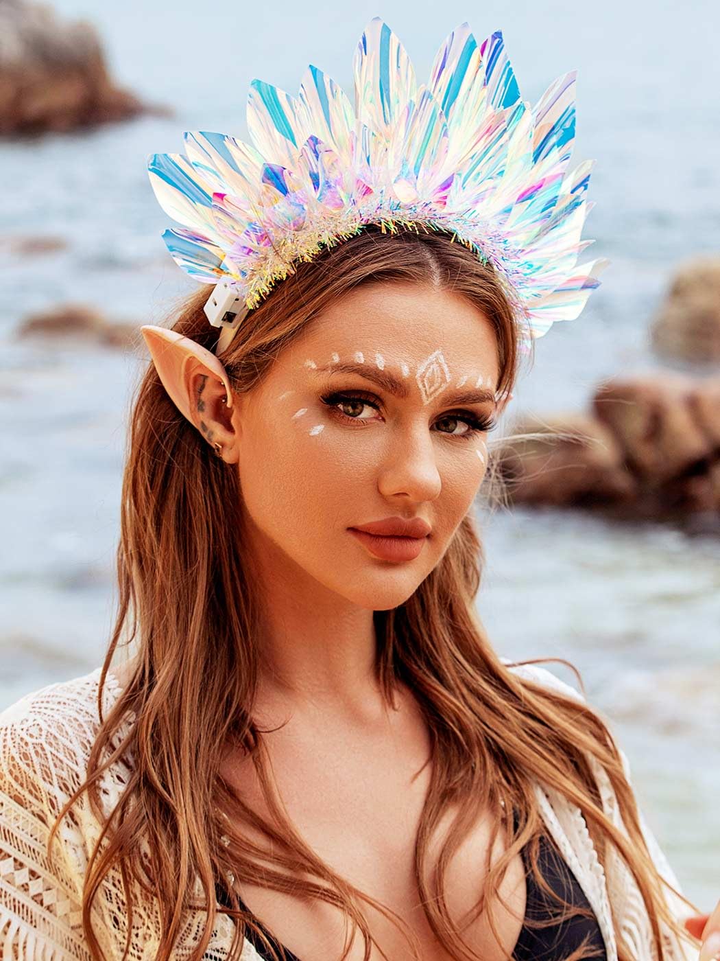 JEAIRTS Light Up Headband – night glow, reflective glow for nighttime clubbing and celebrations.